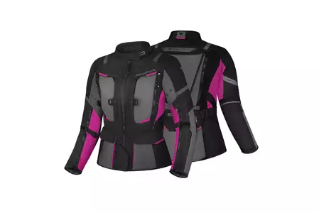 Shima Hero 2.0 Lady giacca da moto in tessuto rosa XXL-3