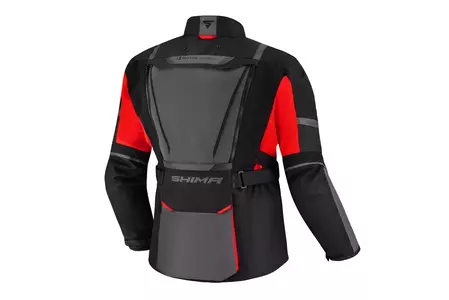 Shima Hero 2.0 - motorcykeljacka i textil för män, röd M-2