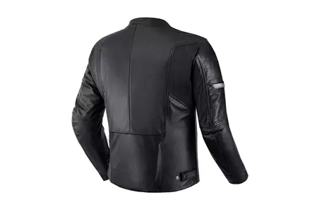 Shima Hunter+ 2.0 chaqueta de moto de cuero negro L-2