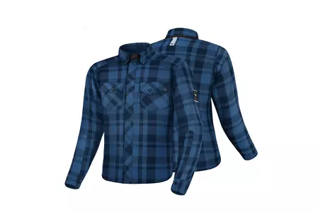 Shima Renegade Vyriški 2 motociklininko marškinėliai mėlyni 5XL-3