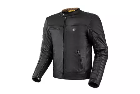 Shima Winchester 2.0 chaqueta de moto de cuero negro 4XL-1