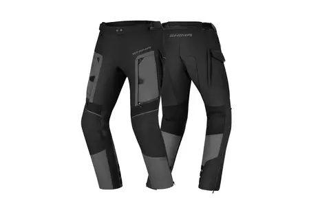 Shima Hero 2.0 Pánske textilné nohavice na motorku sivej farby S-3