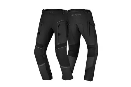 Shima Hero 2.0 Muške tekstilne motociklističke hlače, crne, 3XL-3