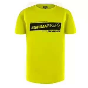 Shima Faster férfi póló Sárga L - 5904012607927