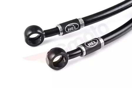 HEL set type P (1 pc.) steel braided front brake pipe - 6319