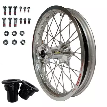 Rex Wheels 18x2.15 zilver compleet achterwiel - H15601211