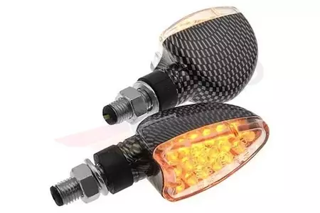 Indicadores LED de carbono STR8 Demon - STR-675.20/CA