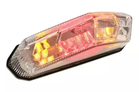 STR8 LED aizmugurējais lukturis ar pagrieziena rādītājiem Aprilia RX 50 SX 50 CPI SX 50 SM 50 Derbi DRD 50 Senda 50 Supermoto 50 - STR-655.21/CE