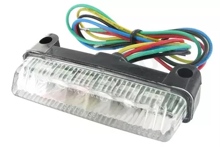 STR8 Mini lampă de coadă cu LED-uri cu semnale de cotitură alb universal-2