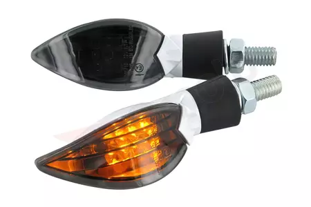Kierunkowskazy LED STR8 Black Line białe - STR-696.11/WH