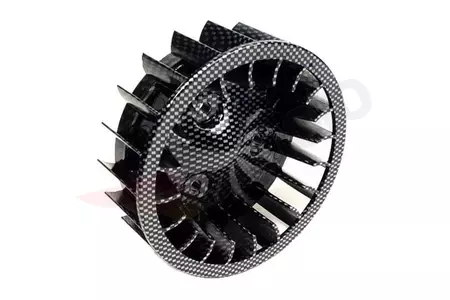 STR8 ventilator magneto ventilator mărit Minarelli minciună AC carbon - STR-535.12/CA