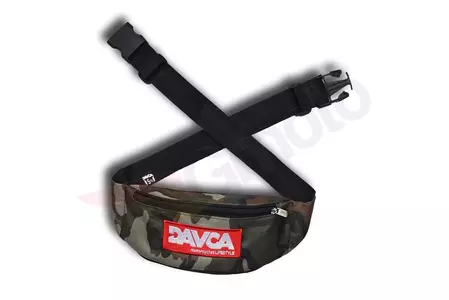DAVCA torba oko struka kamuflažno crveni logo-1