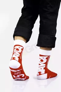 DAVCA calcetines rojo 36-40-4