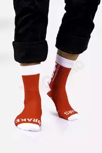 DAVCA ponožky červené 36-40-5