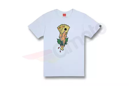 Koszulka T-shirt DAVCA cards white M - T-01-006-M