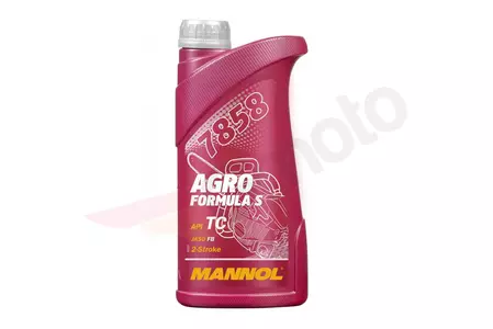Olej silnikowy 2T Mannol Agro Formula S Półsyntetyczny 1l
