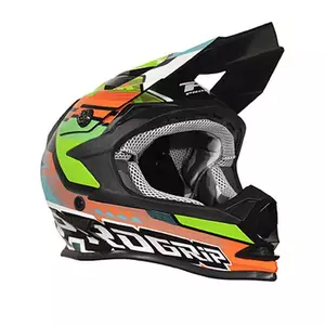 Progrip PG3009 casco moto junior verde arancio fluo nero S - PZ3009YS-365