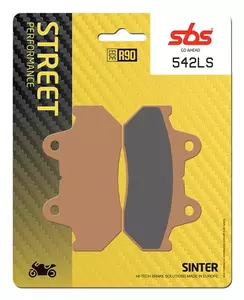 SBS 542LS KH69 3 Street Excel Racing Sinter stabdžių kaladėlės aukso spalvos - 542LS
