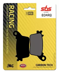 Plăcuțe de frână SBS 834RQ KH436 Racing Carbon Tech negru - 834RQ