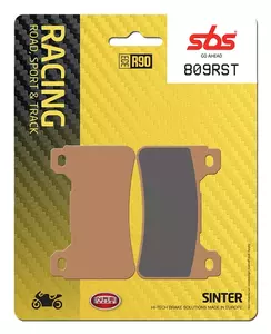 Pastillas de freno SBS 809RST KH390 Track & Sport Sinter, color oro - 809RST
