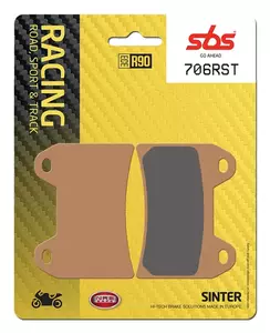 Plaquettes de frein SBS 706RST KH244 Track & Sport Sinter, couleur or - 706RST