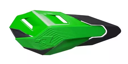 Vervangend kunststof voor Racetech HP3 handguards kleur groen zwart - HP3REPVENR0