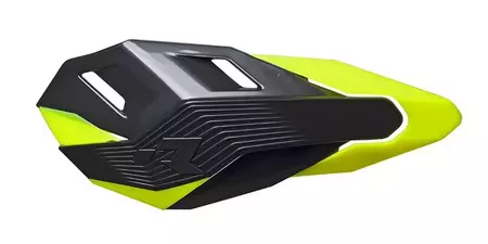 Vervangend kunststof voor Racetech HP3 handguards kleur zwart geel neon - HP3REPNRGF0