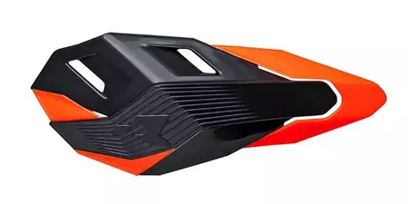 Náhradní plasty pro chrániče rukou Racetech HP3 barva černá neonově oranžová - HP3REPNRAN0