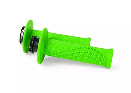 Manetki Racetech R20 lock-on kolor zielony neon + 8 adapterów rolgazu - MPRVF000020