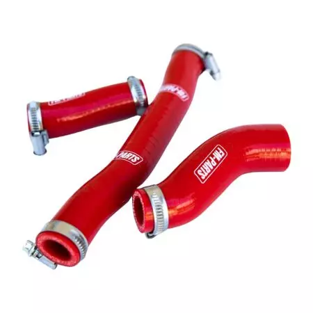 Silikonowe węże przewody chłodnicy Fm-Parts KTM Husqvarna Gas-Gas 20-22 kolor czerwony