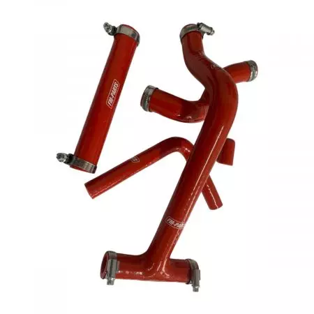 Silikonowe węże przewody chłodnicy Fm-Parts Beta RR 250 300 20-22 kolor czerwony