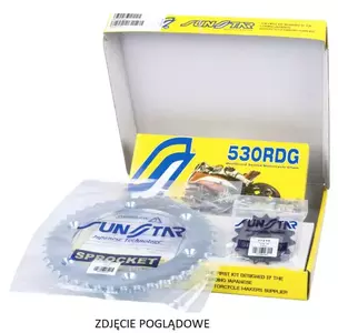 Kit trasmissione Sunstar Honda CBF 1000 06-10 ABS 06-11 standard 16/43/120 - K530RDG100