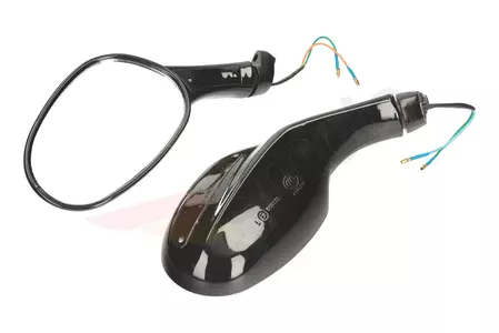 Specchietti con indicatori di direzione neri QT-4 - 63805