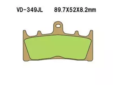 Vesrah WD-349 KH188 zavorne ploščice (2 kosa) - WD-349