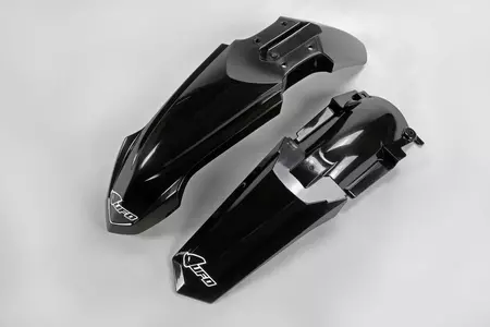 Priekinis + galinis sparnas UFO Yamaha YZ 85 15-21 juodas - YAFK320001