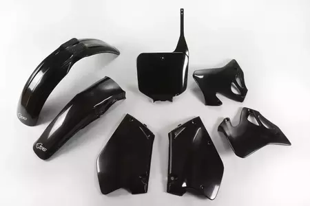 Set de materiale plastice UFO Honda CR 125 250 95-97 negru - HOKIT095001