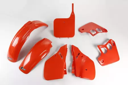 Uppsättning UFO-plast Honda CR 250 88-89 orange - HOKIT092121