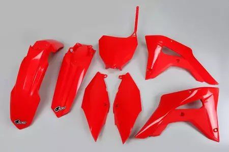 Plastik Satz Kit UFO Honda CRF 250RX 19-21 CRF 450RX 17-20 rot - HOKIT120070