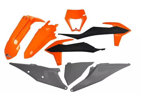 UFO Kunststoffset mit Lampenabdeckung orange schwarz grau - KTKIT527999X