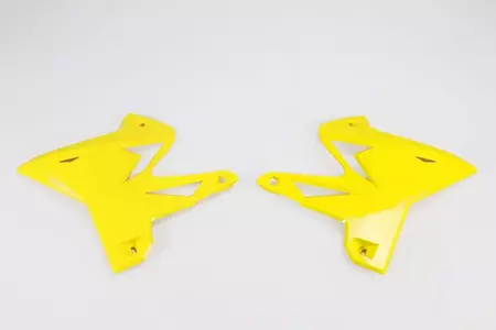 Bouchons de radiateur UFO Yamaha YZ 125 250 02-14 jaune - YA04834101