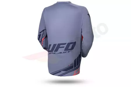Camisola de enduro UFO Heron cross cinzenta laranja M-2