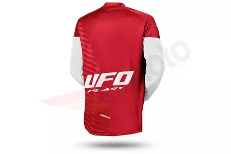 UFO Kimura Junior крос ендуро суитшърт червен бял S-2