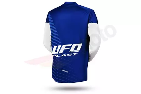 Sweat-shirt UFO Kimura Junior cross enduro bleu blanc XXS-2