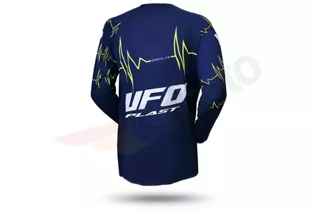 UFO Slim cross enduro sweatshirt Adrenaline blå gul fluo M-2