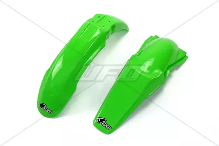 Vinge fram + bak UFO Kawasaki KX 125 250 03-04 grön - KAFK201E999