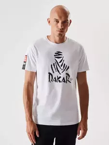 Разнообразна тениска за рали Дакар 0122 бяла XL - 10038534004