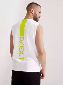 Koszulka bez rękawów Diverse Dext Bak biała XL-1