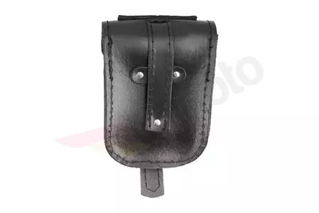 Bolso - bolsillo de cuero para Suzuki Intruder cinturón de corbata tronco-5