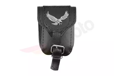 Bolso - bolsillo de cuero para baúl con cinturón de corbata de águila-4
