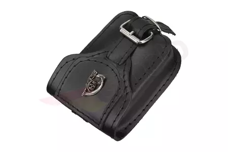 Handväska - läderficka för bältesknyten till dödsyxan-2